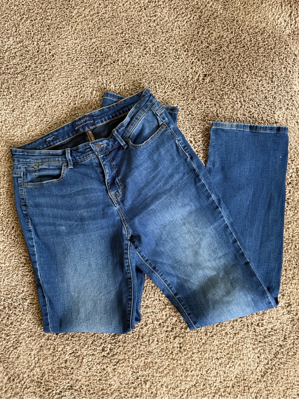 Talbots Barely Boot Curvy Jeans